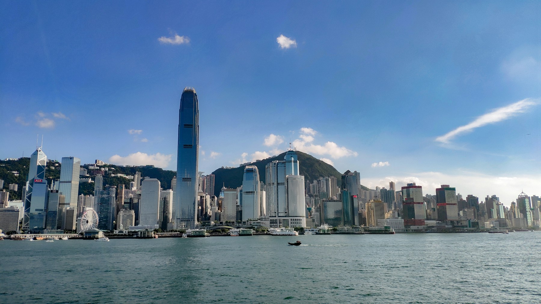 Hong Kong skyline and Victoria Harbour